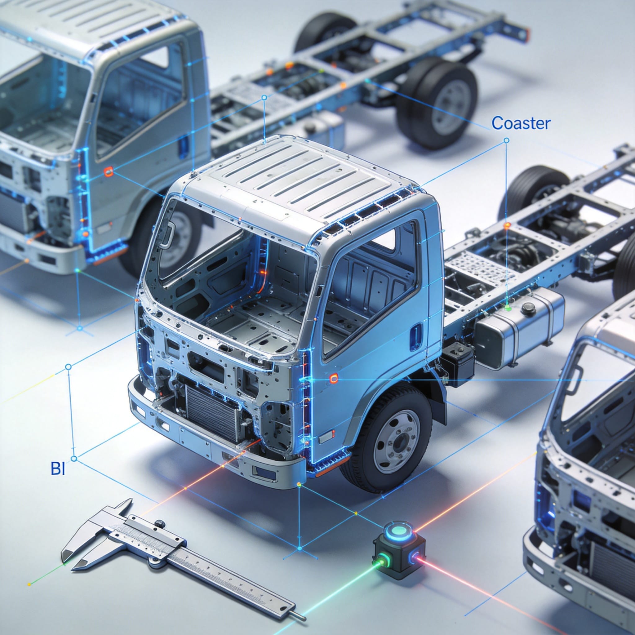 Illustration of tolerance stack-up in a multi-panel welded assembly