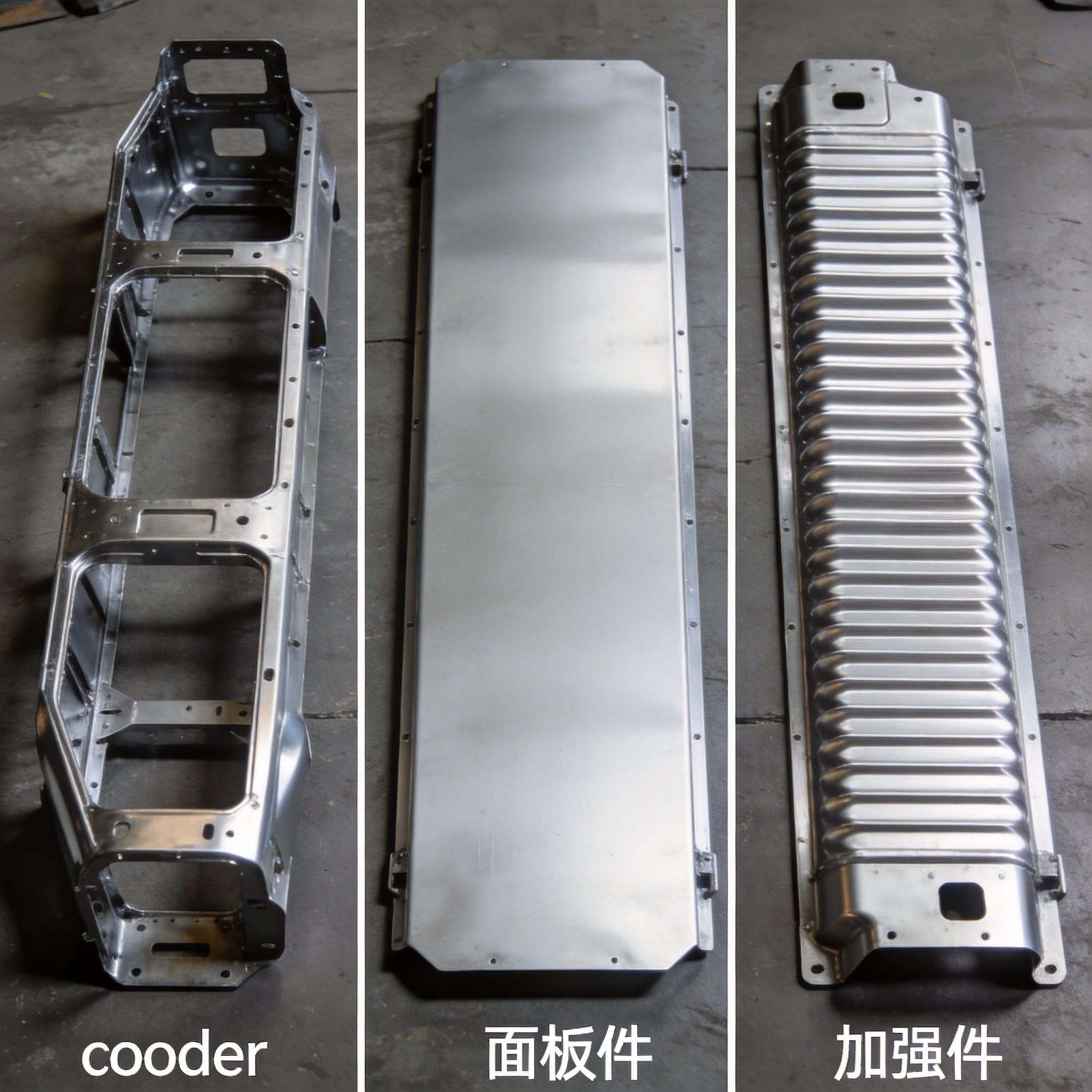Coaster Body Stampings Classification: Structural, Panel, and Reinforcement Parts