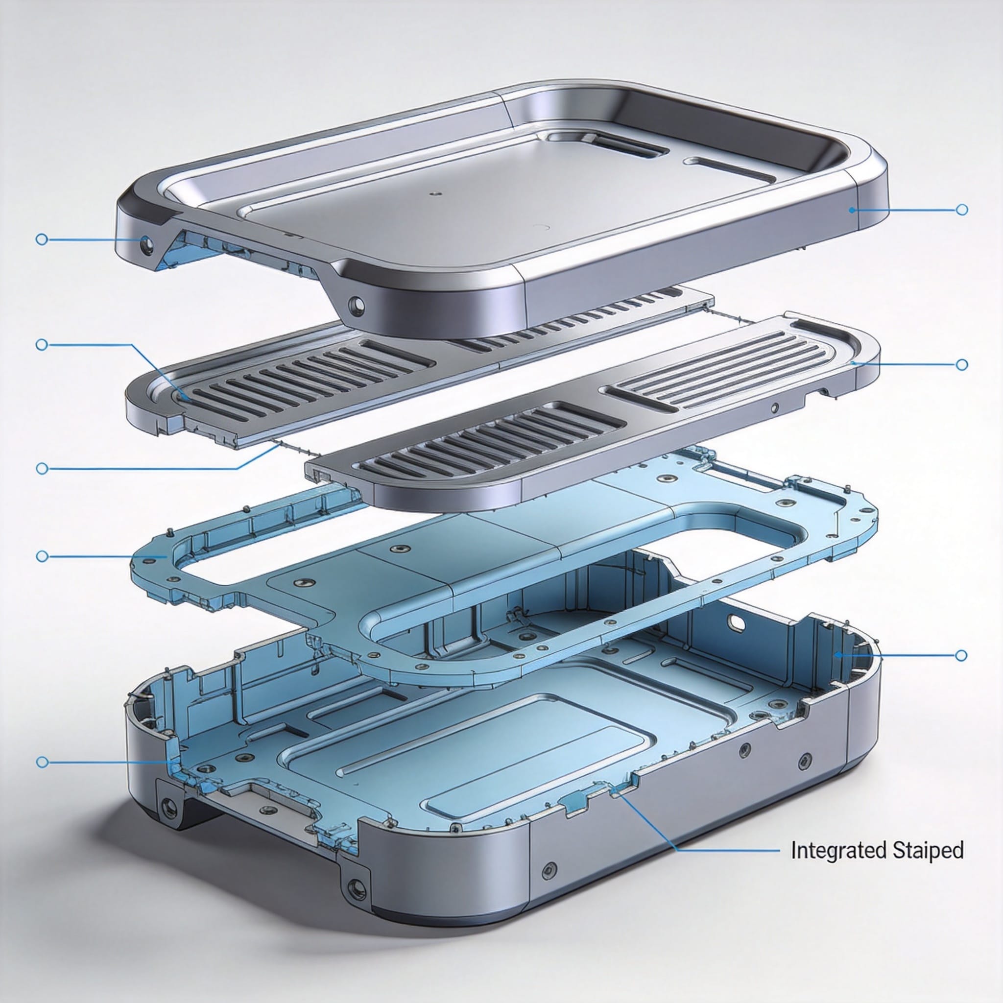 Early integral stamped body structure prototype from 1998
