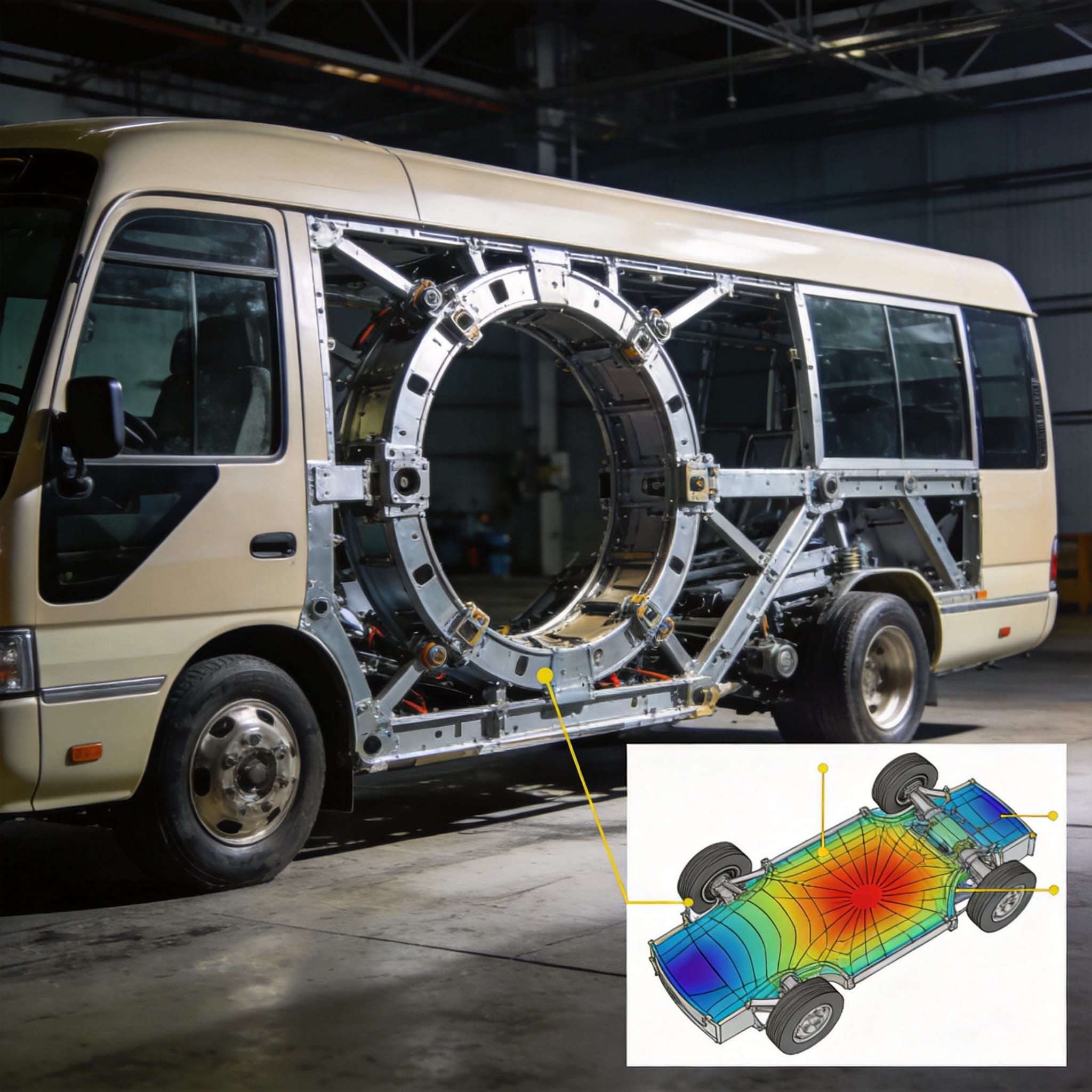 Coaster Ringed Frame Body: Rollover Safety Design in the 4th Generation