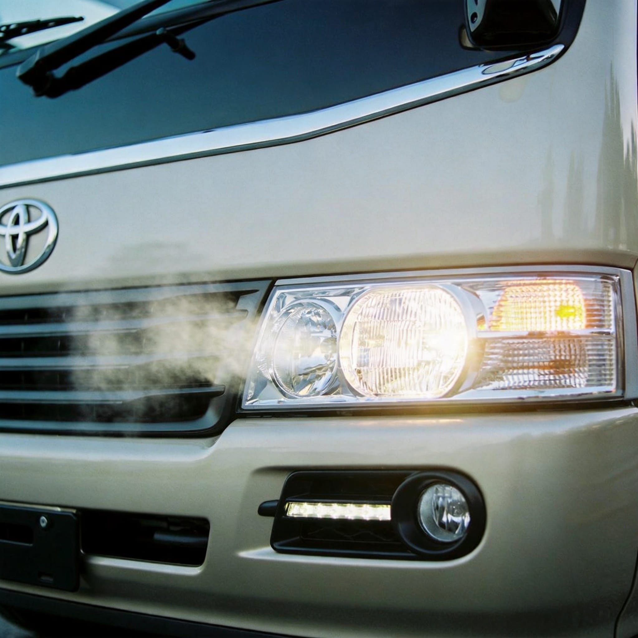Toyota Coaster - Feux de brouillard - Feux de jour - Visibilité