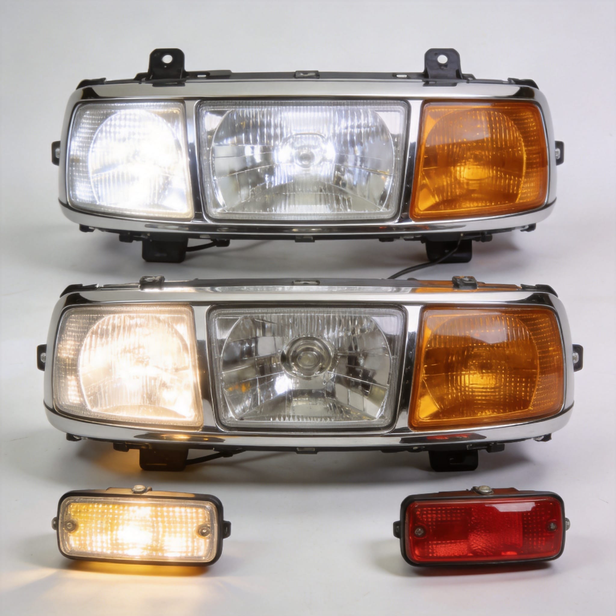 Toyota Coaster front combination lamp assembly diagram