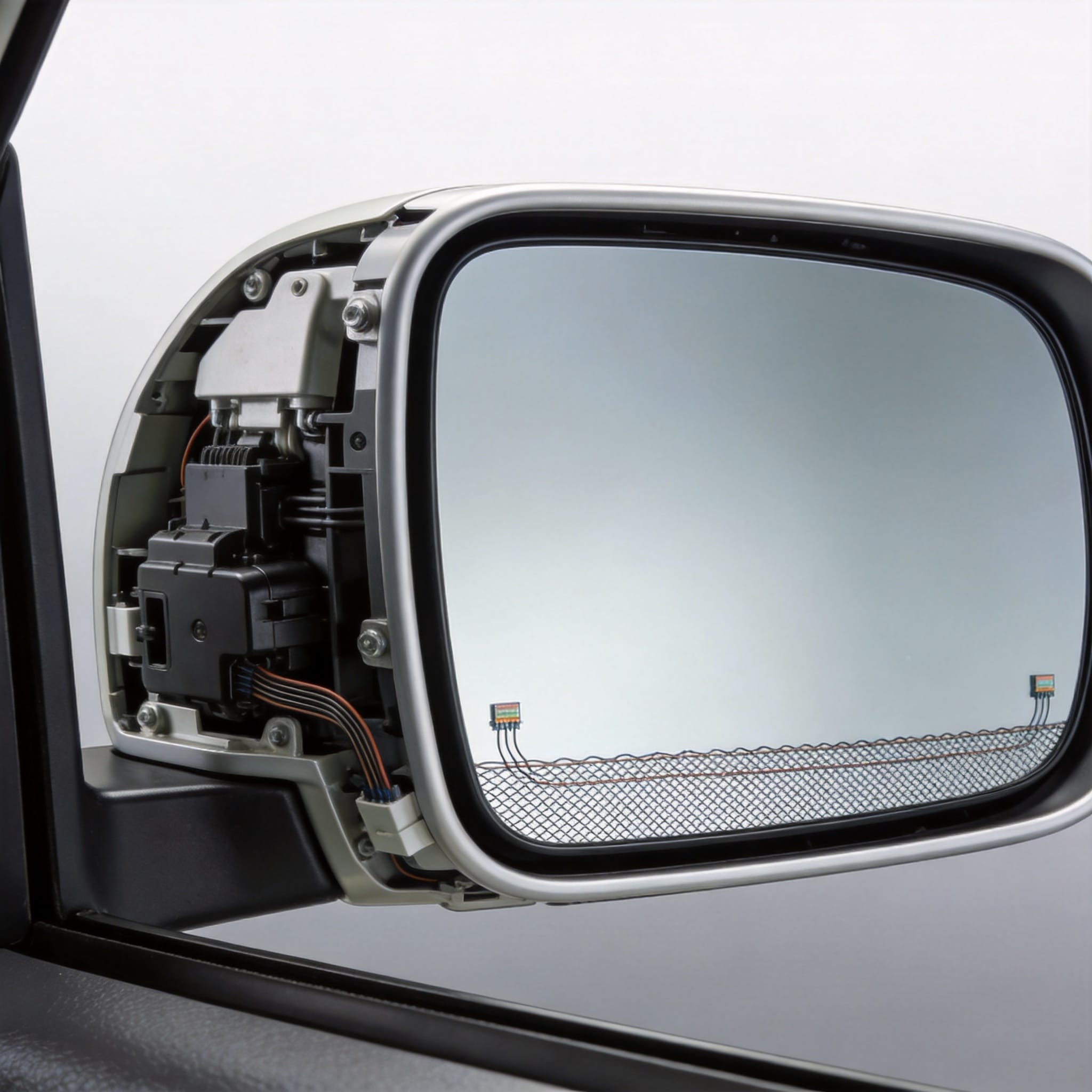 Toyota Coaster mirror heating wiring diagram